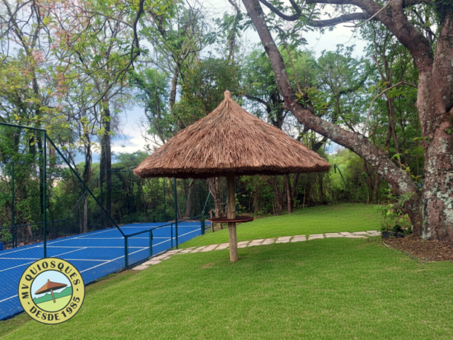 Quiosque de sapê para condomínios