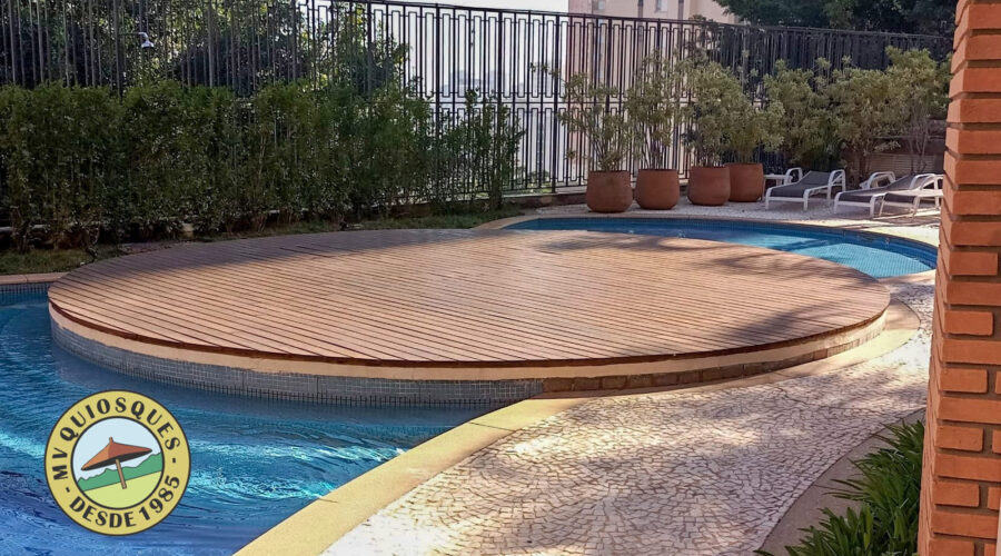 deck de madeira tratada
