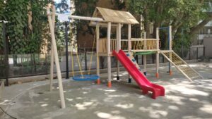 playgrounds de madeira para condomínios