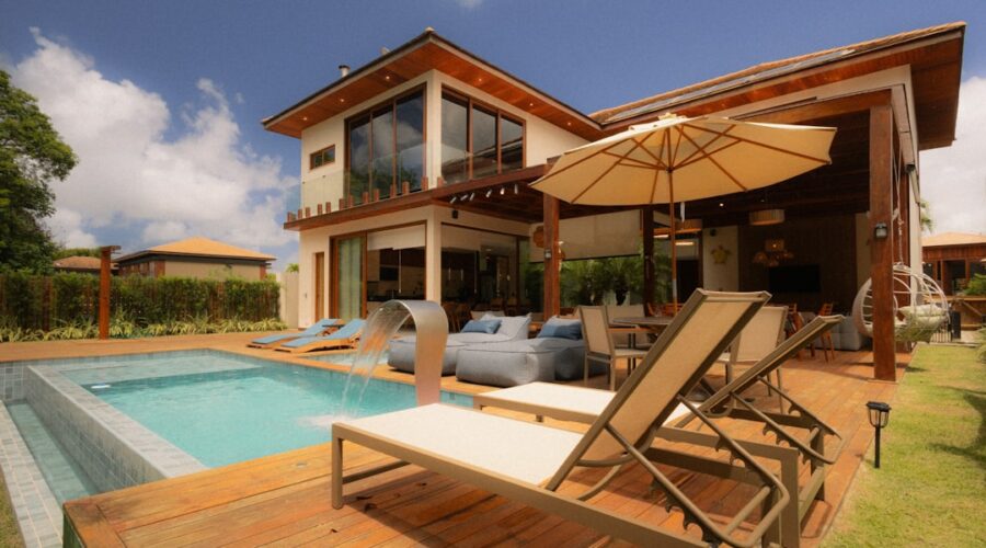 Moradia Moderna Com Piscina E Zona Lounge xtFFdRfyK4I